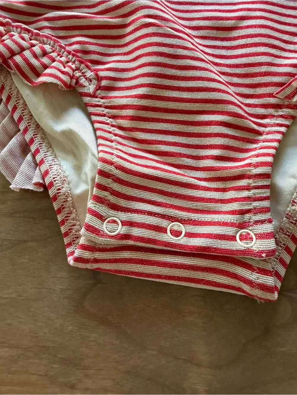 NWT Konges Slojd – Jade Ls Swimsuit – Glitter Stripe Cherry Multiple Sizes